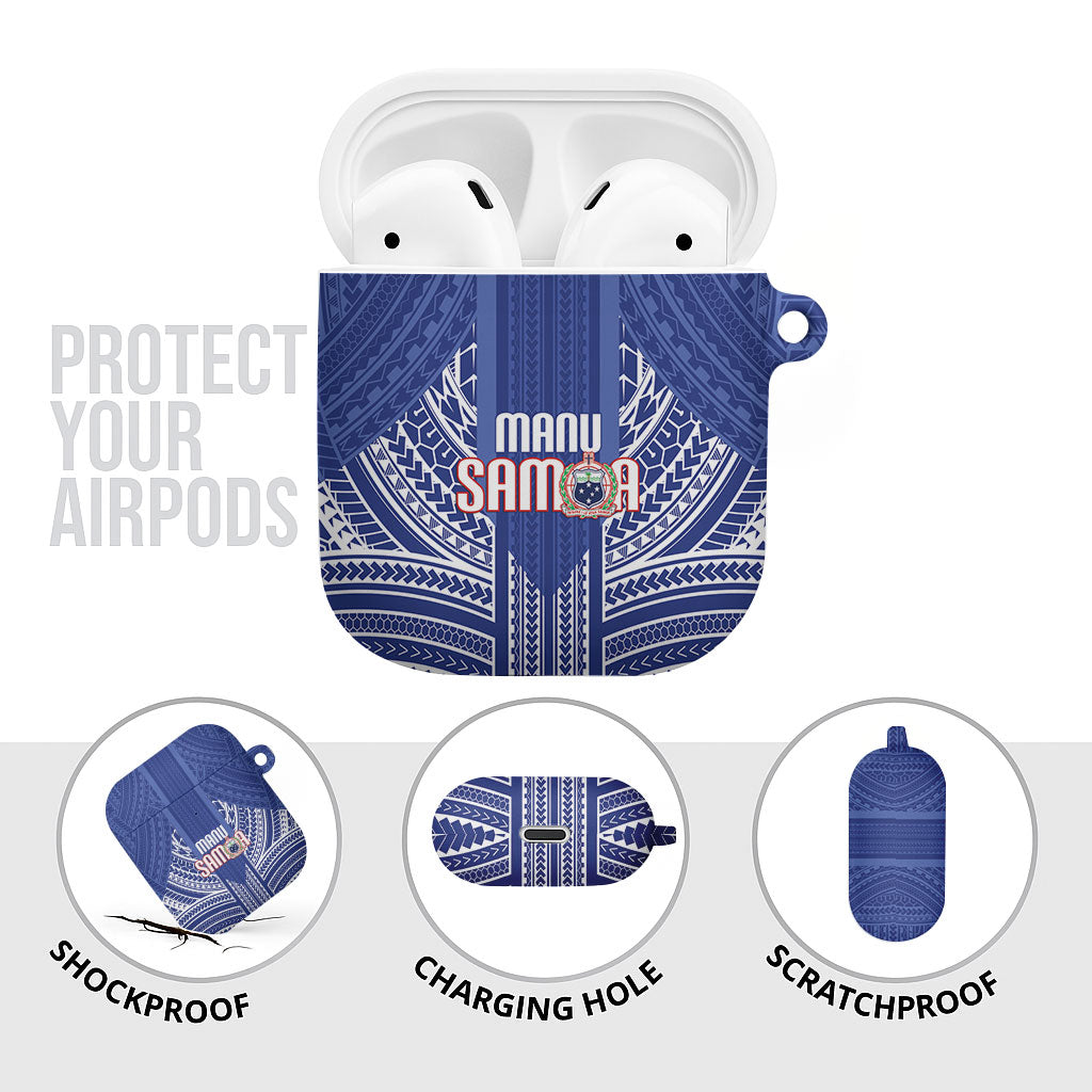 Manu Samoa Rugby 2026 AirPods Case Samoan Pattern
