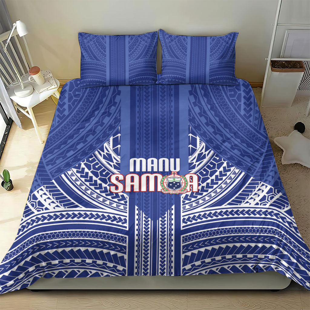 Manu Samoa Rugby 2026 Bedding Set Samoan Pattern