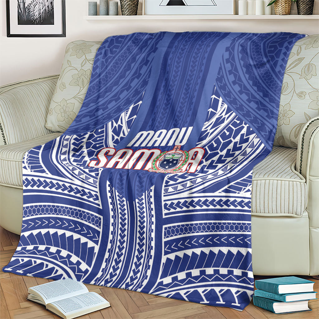 Manu Samoa Rugby 2026 Blanket Samoan Pattern