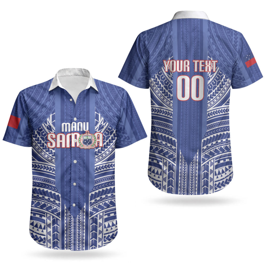 Custom Manu Samoa Rugby 2026 Couples Matching Summer Maxi Dress and Hawaiian Shirt Samoan Pattern