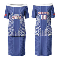 Custom Manu Samoa Rugby 2026 Family Matching Puletasi and Hawaiian Shirt Samoan Pattern