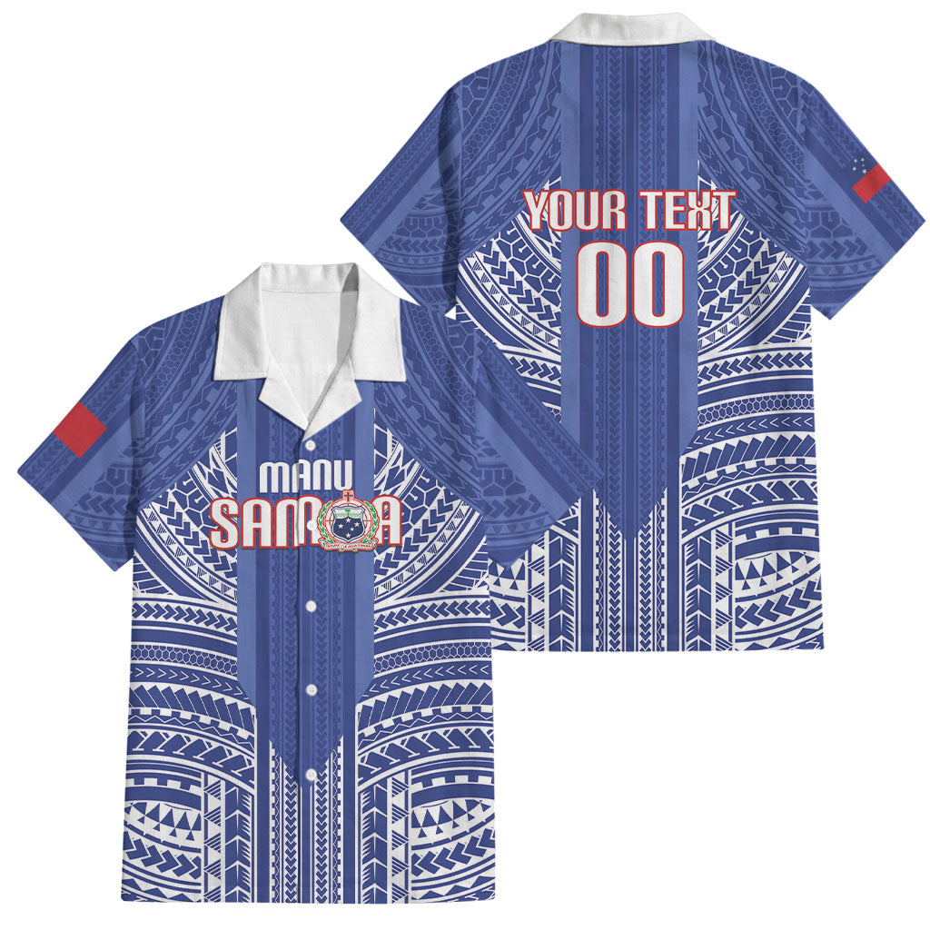 Custom Manu Samoa Rugby 2026 Family Matching Summer Maxi Dress and Hawaiian Shirt Samoan Pattern