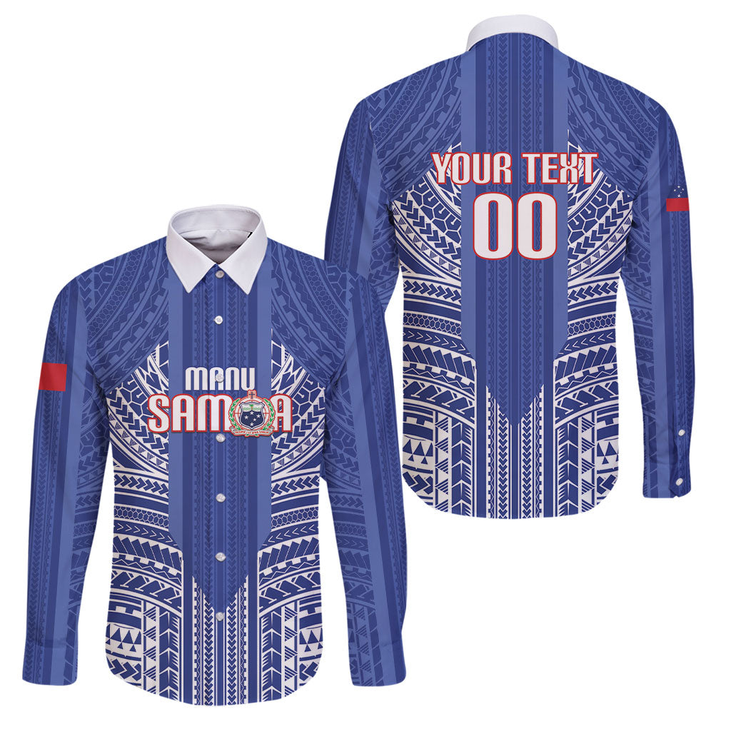 Custom Manu Samoa Rugby 2026 Family Matching Summer Maxi Dress and Hawaiian Shirt Samoan Pattern