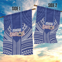 Manu Samoa Rugby 2026 Garden Flag Samoan Pattern