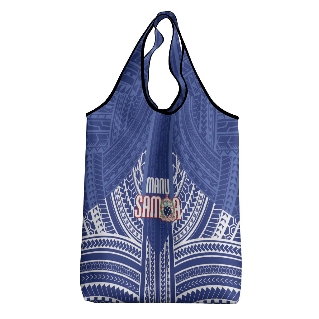 Manu Samoa Rugby 2026 Grocery Bag Samoan Pattern