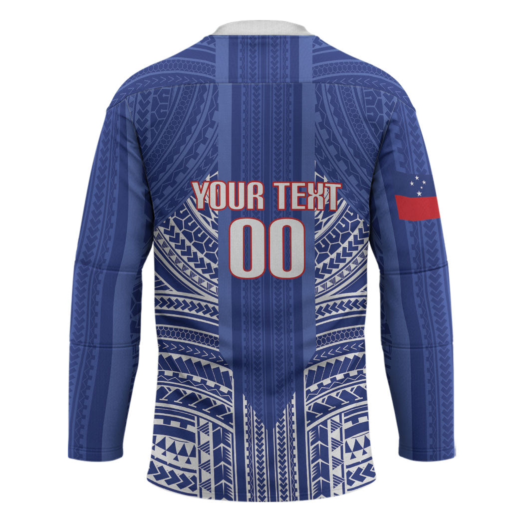 Custom Manu Samoa Rugby 2026 Hockey Jersey Samoan Pattern