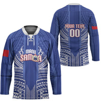 Custom Manu Samoa Rugby 2026 Hockey Jersey Samoan Pattern