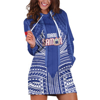 Custom Manu Samoa Rugby 2026 Hoodie Dress Samoan Pattern