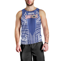 Custom Manu Samoa Rugby 2026 Men Tank Top Samoan Pattern