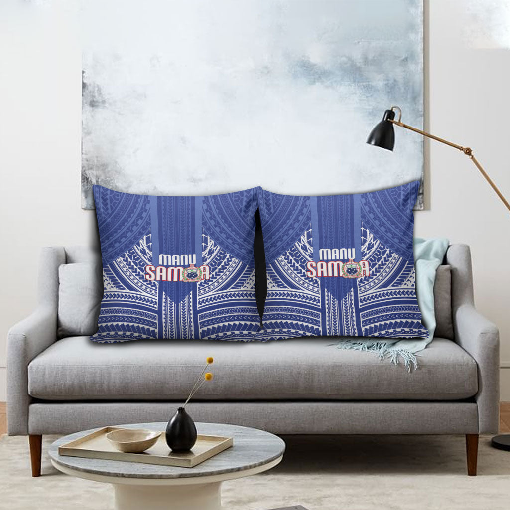 Manu Samoa Rugby 2026 Pillow Cover Samoan Pattern