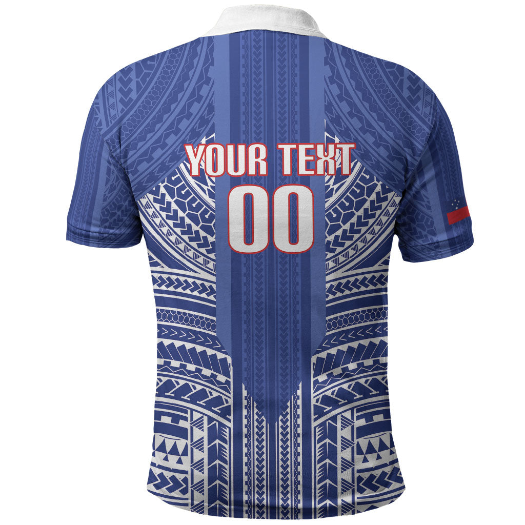 Custom Manu Samoa Rugby 2026 Polo Shirt Samoan Pattern