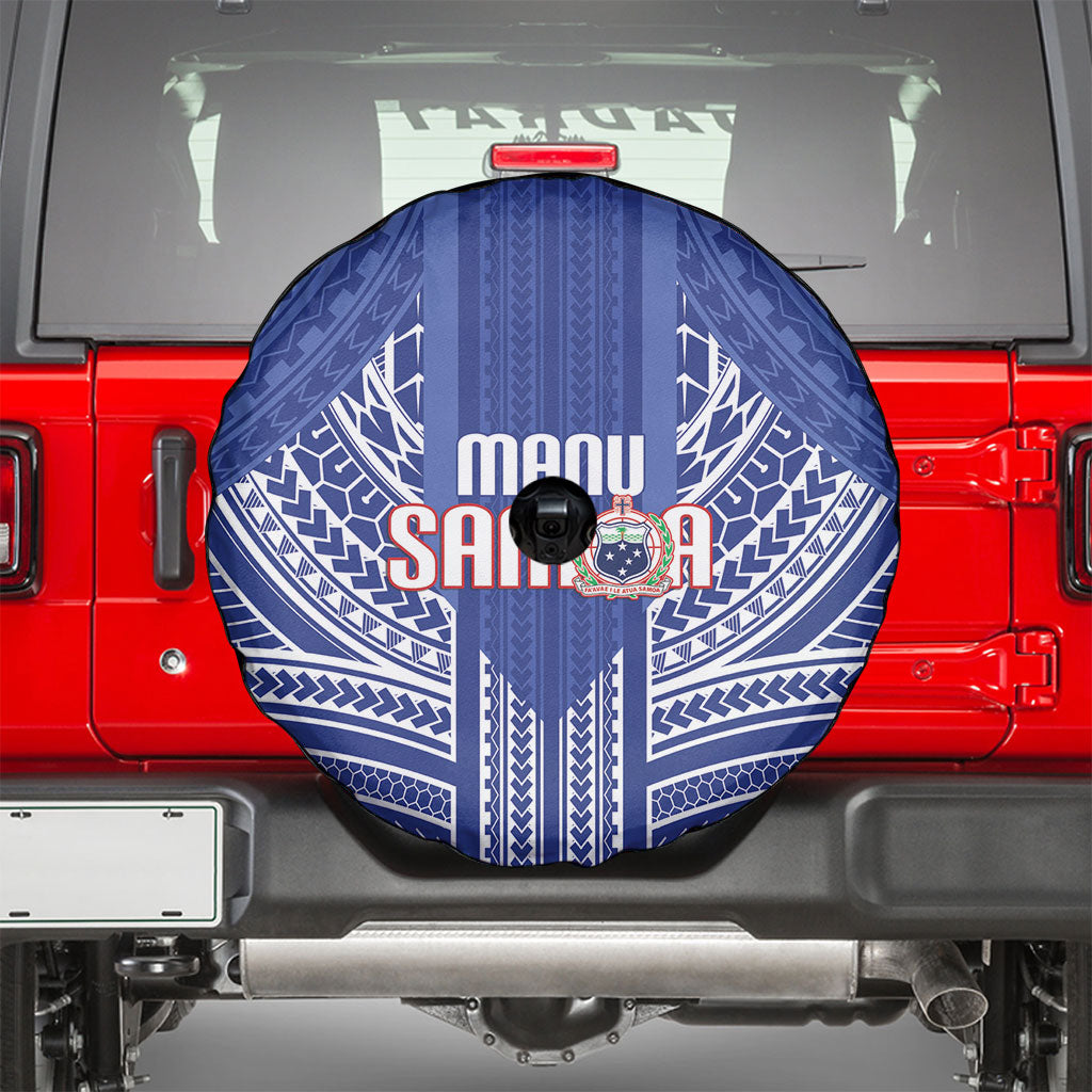 Manu Samoa Rugby 2026 Spare Tire Cover Samoan Pattern
