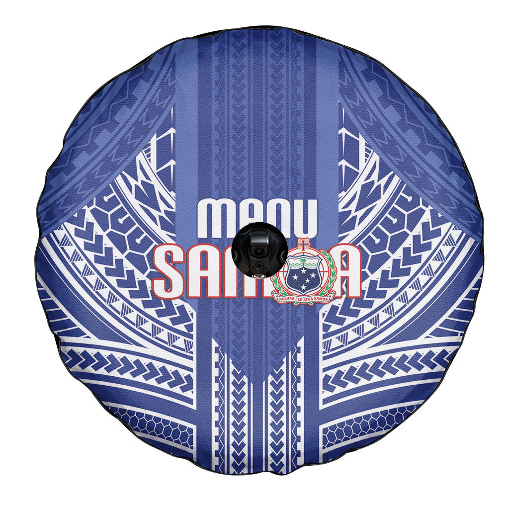 Manu Samoa Rugby 2026 Spare Tire Cover Samoan Pattern