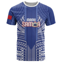 Custom Manu Samoa Rugby 2026 T Shirt Samoan Pattern