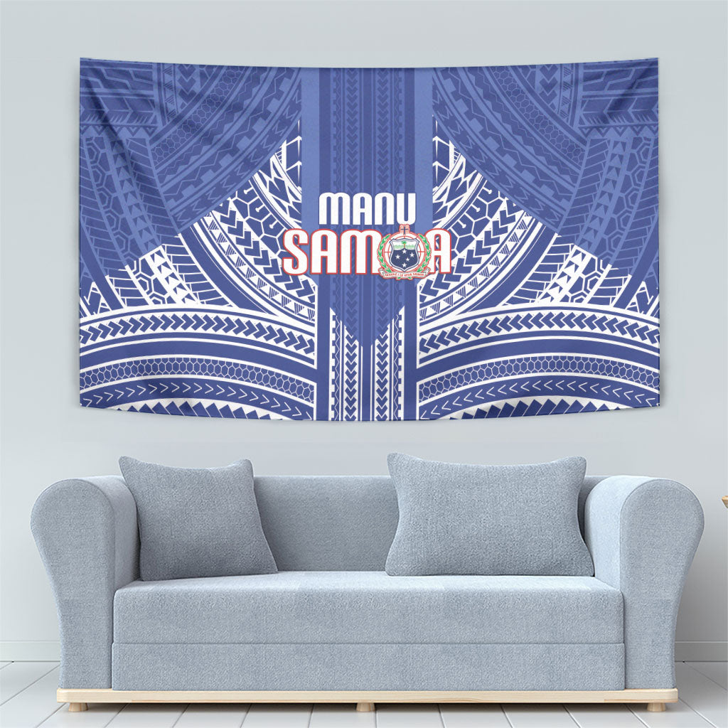 Manu Samoa Rugby 2026 Tapestry Samoan Pattern