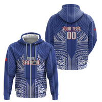 Custom Manu Samoa Rugby 2026 Zip Hoodie Samoan Pattern