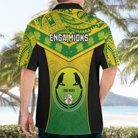 Papua New Guinea Rugby Hawaiian Shirt Enga Mioks PNG Polynesian Pattern LT14 - Polynesian Pride