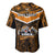 Papua New Guinea Rugby Baseball Jersey Lae Snax Tigers PNG Polynesian Pattern LT14 - Polynesian Pride