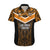 Papua New Guinea Rugby Hawaiian Shirt Lae Snax Tigers PNG Polynesian Pattern LT14 Orange - Polynesian Pride