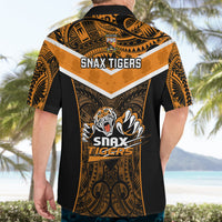 Papua New Guinea Rugby Hawaiian Shirt Lae Snax Tigers PNG Polynesian Pattern LT14 - Polynesian Pride