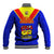 Papua New Guinea Rugby Baseball Jacket Hela Wigmen PNG Polynesian Pattern LT14 - Polynesian Pride