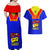 Papua New Guinea Rugby Couples Matching Off Shoulder Maxi Dress and Hawaiian Shirt Hela Wigmen PNG Polynesian Pattern LT14 - Polynesian Pride