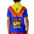 Papua New Guinea Rugby Kid Polo Shirt Hela Wigmen PNG Polynesian Pattern LT14 - Polynesian Pride