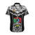 Custom Papua New Guinea Rugby Hawaiian Shirt Mendi Muruks PNG Polynesian Pattern LT14 Black - Polynesian Pride