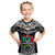 Custom Papua New Guinea Rugby Kid T Shirt Mendi Muruks PNG Polynesian Pattern LT14 Black - Polynesian Pride