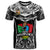 Custom Papua New Guinea Rugby T Shirt Mendi Muruks PNG Polynesian Pattern LT14 Black - Polynesian Pride