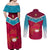 Papua New Guinea Rugby Couples Matching Off Shoulder Maxi Dress and Long Sleeve Button Shirts Goroka Lahanis PNG Polynesian Pattern LT14 - Polynesian Pride