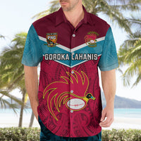 Papua New Guinea Rugby Hawaiian Shirt Goroka Lahanis PNG Polynesian Pattern LT14 - Polynesian Pride