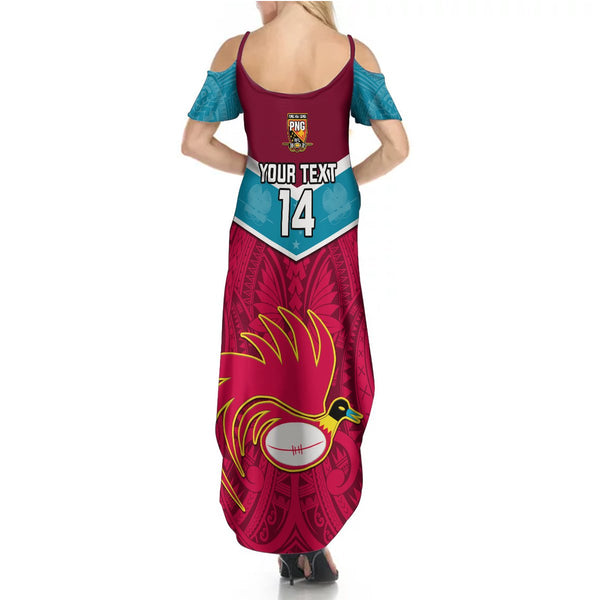 Papua New Guinea Rugby Off Shoulder Sweater Goroka Lahanis PNG Polynesian Pattern LT14 main image 0