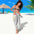 White Tropical Plumeria With Galaxy Polynesian Art Sarong