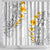 White Tropical Plumeria With Galaxy Polynesian Art Shower Curtain
