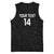 New Zealand Silver Fern Rugby Custom Basketball Jersey Maori Koru Go Black Fern - Polynesian Pride