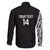 New Zealand Silver Fern Rugby Custom Family Matching Summer Maxi Dress and Hawaiian Shirt Maori Koru Go Black Fern - Polynesian Pride