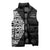 New Zealand Silver Fern Rugby Custom Sleeveless Puffer Jacket Maori Koru Go Black Fern - Polynesian Pride
