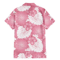 Pink Aloha Hawaii Family Matching Mermaid Dress and Hawaiian Shirt Monstera Hibiscus Plumeria Seamless Vibes - Polynesian Pride