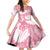 Pink Aloha Hawaii Family Matching Off Shoulder Short Dress and Hawaiian Shirt Monstera Hibiscus Plumeria Seamless Vibes - Polynesian Pride