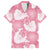 Pink Aloha Hawaii Family Matching Summer Maxi Dress and Hawaiian Shirt Monstera Hibiscus Plumeria Seamless Vibes - Polynesian Pride