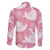 Pink Aloha Hawaii Family Matching Summer Maxi Dress and Hawaiian Shirt Monstera Hibiscus Plumeria Seamless Vibes - Polynesian Pride