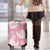 Pink Aloha Hawaii Luggage Cover Monstera Hibiscus Plumeria Seamless Vibes - Polynesian Pride