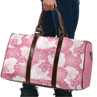 Pink Aloha Hawaii Travel Bag Monstera Hibiscus Plumeria Seamless Vibes - Polynesian Pride