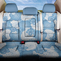 Blue Aloha Hawaii Back Car Seat Cover Monstera Hibiscus Plumeria Seamless Vibes LT14 One Size Blue - Polynesian Pride