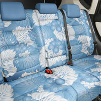 Blue Aloha Hawaii Back Car Seat Cover Monstera Hibiscus Plumeria Seamless Vibes LT14 - Polynesian Pride