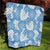 Blue Aloha Hawaii Quilt Monstera Hibiscus Plumeria Seamless Vibes - Polynesian Pride