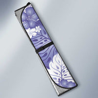 Purple Aloha Hawaii Auto Sun Shade Monstera Hibiscus Plumeria Seamless Vibes - Polynesian Pride