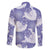 Purple Aloha Hawaii Family Matching Short Sleeve Bodycon Dress and Hawaiian Shirt Monstera Hibiscus Plumeria Seamless Vibes - Polynesian Pride