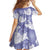 Purple Aloha Hawaii Family Matching Summer Maxi Dress and Hawaiian Shirt Monstera Hibiscus Plumeria Seamless Vibes - Polynesian Pride